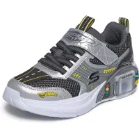 SKECHERS Garage Klittenband Laag - Zwart - Maat 29