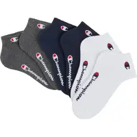 Champion Chaussettes bleu marine / anthracite / rouge vif / blanc