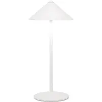 Zafferano Lampe De Table Led Rechargeable Pina L Desk Blanche, 6W, Ip65, Variateur, Tête Magnétique, Intérieur/Extérieur