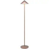 Zafferano Lampadaire Led Pina Xxl Bronze, Rechargeable, 6W Ip65, Variateur, Tête Magnétique, Style Contemporain