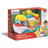Clementoni Camion interactif « Eugenius The Road Genius » avec tournevis et marteau langue polonaise 50110