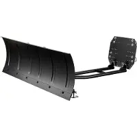 Wiltec Lame à neige universelle 1200x400mm réglable pour tracteur à pelouse chasse-neige Déneigement