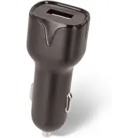 Setty Chargeur de voiture 2,4 A avec câble USB-C 1 m noir