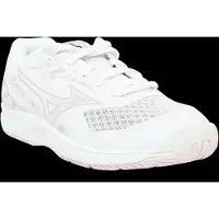 Mizuno Chaussures de handball Stealth Star 3 pour enfants, blanches, taille 34,5