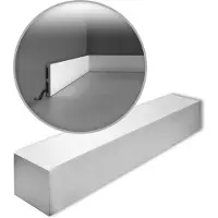 ORAC Decor SX163-box AXXENT SQUARE 1 carton 26 pièces Plinthes | 52 m