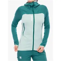 Millet Femmes, Pull-over, Pull zippé femme Fusion Grid Hoodie - algue/bouteille, Noir, Vert, (M)