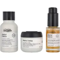 L'Oréal Serie Expert Metal Detox coffret cadeau pour cheveux colorés et abîmés