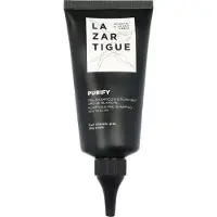 Lazartigue Pré-shampooing purifiant : formule purifiante et régulatrice, nettoie et équilibre le cuir chevelu, idéal pour les cheveux gras, flacon de 75 ml