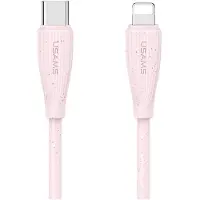 Usams Kabel Green Series Sj717 30W Usb-C Do Lightning 1M Różowy