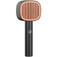 Paw In Hand Brush Needle Comb (noir) (Chien)