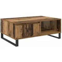 vidaXL Table basse en vieux bois 90 x 60 x 35 cm Bois composite