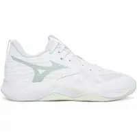 Mizuno Chaussures de sport d'intérieur Wave Momentum Pro pour femmes, couleur blanche, taille 40 (EU). Femme, couleur blanche, taille 40 (EU)