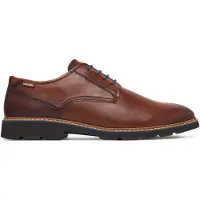 Pikolinos pour homme. M7D-4289 Chaussures en cuir Alarcon marron (44), Plat, Lacets, Casuel