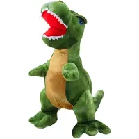 Lean Toys Peluche Dinosaure Peluche à Peau Texturée Vert 45cm