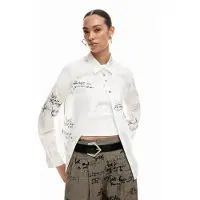 Desigual Chemisier noir / blanc
