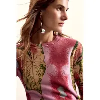 Desigual Pull LEAF LACROIX femmes - Multicolore - EU M