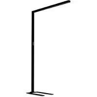 Ideal Lux 336220 COMFORT-2 Lampadaire avec capteur, hauteur 1970 mm, LED 76 W, 7600/6200 lm, 2700-6000 K, noir, dimmable, UGR < 16