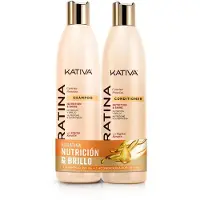 KATIVA Keratina Kit Shampooing 355 Ml + Conditionneur 355 Ml