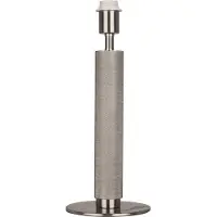 Searchlight Base de lampe de table London - Nickel satiné moleté