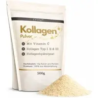 EXVital Poudre de collagène à la vitamine C (500 g) d'