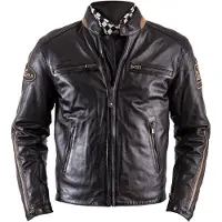 Helstons Ace Rag Veste en cuir Marron M hommes