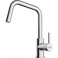 Franke Robinet de douche Lina U, finition chromée, standard, en laiton, avec levier, monocommande, diamètre de 3,5 cm