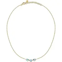 Morellato Bijoux Collier en argent 925/1000 recyclé et zircon femme - Doré - Unique