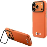 BMW Case M Metal Logo MagSafe for iPhone 17 Pro orange (Apple iPhone 17 Pro), Coque pour téléphone portable, Orange