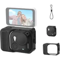 Puluz Silicone protective case for Insta360 Go Ultra (Black), Caméra d'action : accessoires, Noir