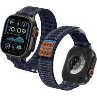 Spigen WBF0 (Nylon, Plastique, Tissu), Sangles de montre, Bleu