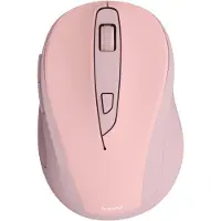 Hama Souris optique ss fil 6 boutons "WM-400", silencieuse, Rose