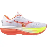 Mizuno Chaussures de course Wave Rider 30 pour femme J1GM262071 Blanc/Flamingo Coarl/Lime Plump, pointure : 40 EU