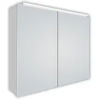 Talos Armoire de toilette avec éclairage Mirage 70 x 50 x 13,1 cm - corps en aluminium de haute qualité avec interrupteur à bascule - miroir éclairé couleur blanc neutre - armoire de toilette
