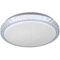 JUST LIGHT Plafonnier LED Frida Ø 30cm CCT Transparent