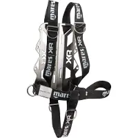 Mares Xr Heavy Duty Harness System With Backplate Noir,Gris 3 mm