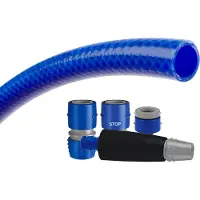 TATAY Reinforced Equipped Irrigation Hose 15 X10 M Argenté