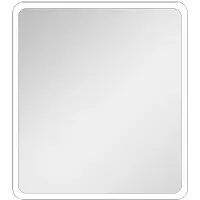 Talos Miroir de salle de bain avec éclairage Moon miroir de salle de bain LED 40x45 cm - adapté aux pièces humides grâce au cadre en aluminium - couleur de lumière blanc neutre
