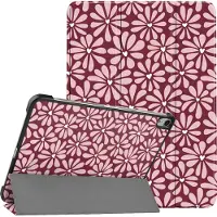 IMoshion Coque tablette Design Trifold pour Apple iPad Air 11 pouces (2026) M4 / (2025) M3 / (2024) M2 / Air 5 (2022) / Air 4 (2020) - Bloom Love Blush