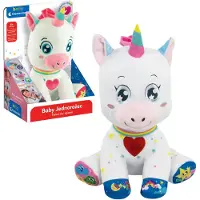 Clementoni Douce peluche interactive licorne allume et chante langue polonaise 50937