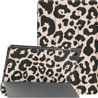 IMoshion Coque tablette Design Trifold pour Samsung Galaxy Tab A11 Plus - Leopard