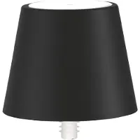 Zafferano Lampe Led Poldina Stopper De , Rechargeable Et Portable, Couleur Noire Avec Autonomie Jusqu'À 12 Heures
