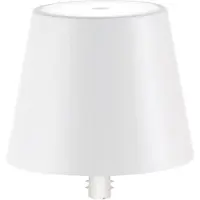Zafferano Lampe Led Poldina Stopper De , Rechargeable Et Portable, Couleur Blanche Avec Autonomie Jusqu'À 12 Heures