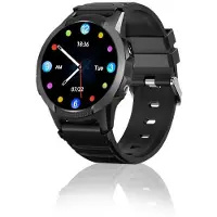 Savefamily Montre connectée Slim 32 mm Noir