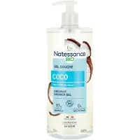 Natessance Gel Douche à l'Eau de Coco Certifié Bio pH Physiologique 1000 ml Gel(S)
