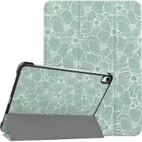 IMoshion Coque tablette Design Trifold pour Apple iPad Air 11 pouces (2026) M4 / (2025) M3 / (2024) M2 / Air 5 (2022) / Air 4 (2020) - Botanica
