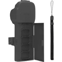 Sunnylife protective case with strap and lanyard for Osmo Pocket 3 (gray), Caméra d'action : accessoires, Gris