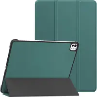 IMoshion Coque tablette Trifold pour Apple iPad Pro 13 (2025) M5 / (2024) M4 - Vert foncé