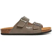 Pepe Jeans Bio Double Velour Sandals Brown EU 44 Hommes Brown EU 44