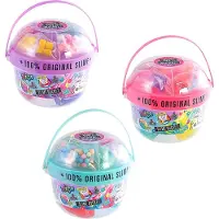 So Slime Seau Slime SSC 393 - 2 slimes géants, couvercle compartimenté, dès 6 ans
