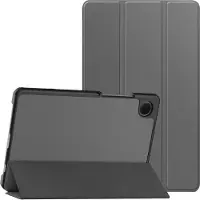 IMoshion Coque tablette Trifold pour Samsung Galaxy Tab A11 / A9 8.7 pouces - Gris